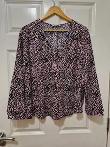 Ladies 3/4 Sleeve Blouse From George Size 18 20 - Picture 1 of 6