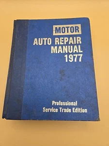 Vintage 1977 MOTOR Auto Repair Service Manual - 40th Edition - Bild 1 von 5