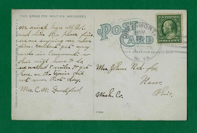 Cressmont, Clay County, WV DPO postmark on pc of Charleston new Railroad bridge - Image 1 of 2