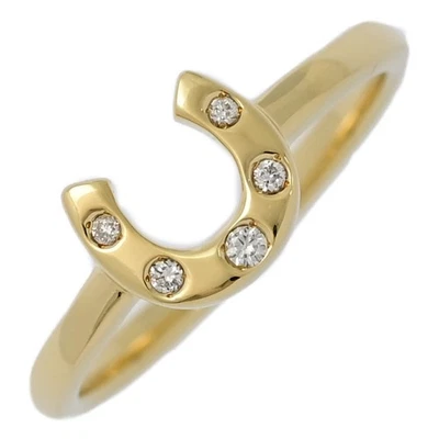 FD: 0.04ct / ETE 马蹄铁 5 件钻石戒指 / 18K 黄金 / 750-3.0 克 — 第 1/4 张图片