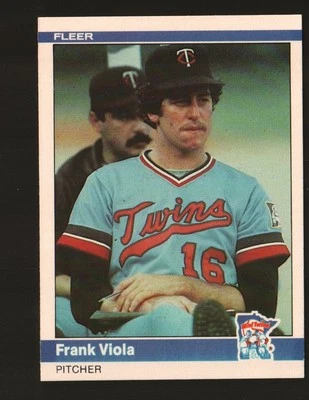 1984 Fleer Baseball #575 - Frank Viola - Minnesota Twins  84-1113 - Image 1 of 2