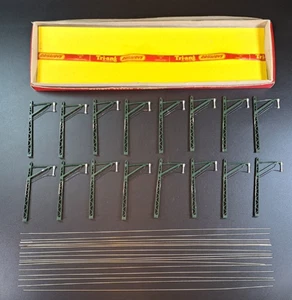 Tri-ang Railways - Calibre OO - 16 mástiles de catenaria con cuentagotas y cables aéreos - Imagen 1 de 7