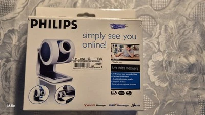 Philips SPC 200NC Webcam mit OVP (geöffnet), Inhalt neuwertig ✅ - Bild 1 von 4