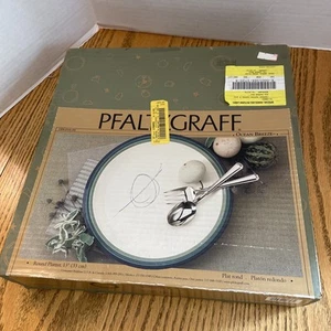Pfaltzgraff OCEAN BREEZE 13" Chop Plate Round Serving Platter NIB - Picture 1 of 6