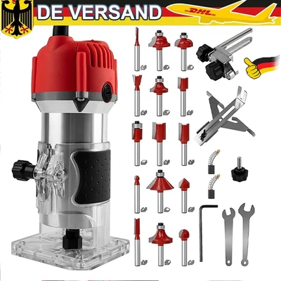 2000W Oberfräse Kantenfräse elektrische Handfräse Fräsmaschine 30000U/Min Holz - Bild 1 von 4