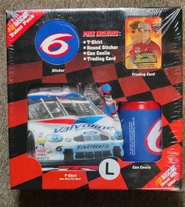 Vintage MCDONALDS NASCAR Value Pack Gift Box Shirt Coolie Sticker Card 1998 - Picture 1 of 2