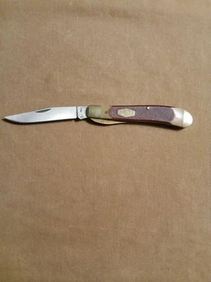 Navaja de bolsillo Old Timer 194OT de una sola hoja/bloqueo de marco Foto 1 de 4