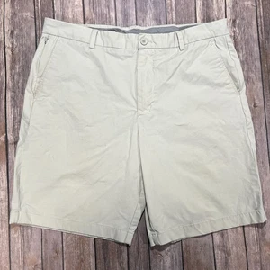 Pantalones Cortos Vineyard Vines On the Go Elastizados Rendimiento 35x9 Para Hombres Beige Chino Golf - Imagen 1 de 7