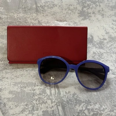 Gafas de sol Fendi redondeadas púrpura degradado auténticas hechas en Italia Foto 1 de 4