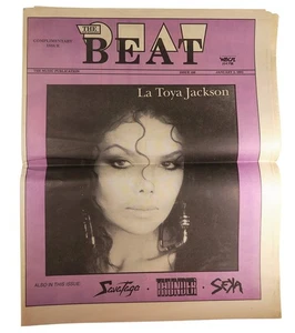 La Toya Jackson Cover – The Beat Magazine Issue 198, Jan 1992 + Ephemera - Picture 1 of 6
