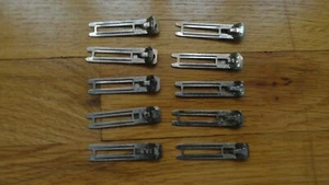 Vintage Lady Ellen Metal Pin Curl Hair Clips Lot of 10 - Picture 1 of 4