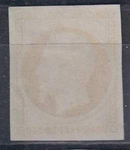 FRANCE : ESSAI DU NAPOLEON III 25c JAUNE PALE NEUF SANS GOMME - Picture 1 of 1