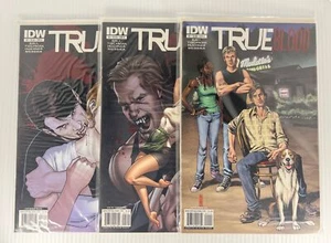 True Blood #1-3 Vol 1 IDW Publishing 2010 Vampire TV Show Variantes Alto Grado Casi Nuevo - Imagen 1 de 4