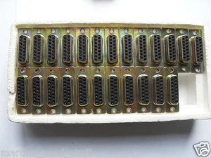 Maplin 15 Pin D-Sub Sockets Female Pcb Mount (25pcs) BK59P - Picture 1 of 2