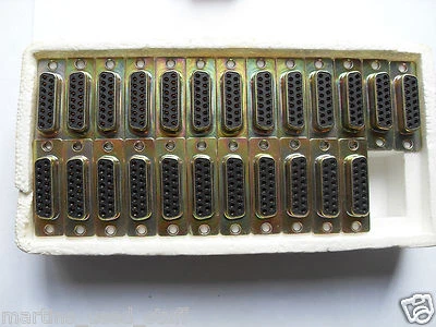 Maplin 15 Pin D-Sub Sockets Female Pcb Mount (25pcs) BK59P - Image 1 of 2