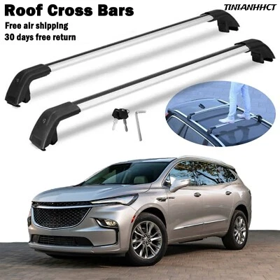 Barras transversales aptas para Buick Enclave 2018-2024 barra de carga portaequipajes barras transversales Foto 1 de 4