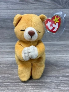 TY Beanie Babies Hope The Praying Bear EXTREMELY RARE ERROR Vintage Retired - Picture 1 of 8