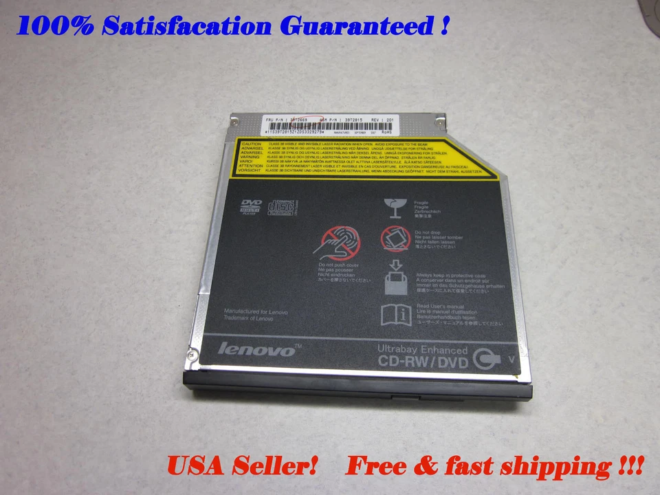 IBM LENOVO 39T2669  CD-RW/DVD 39T2815  THINKPAD R51 R60 Z60 R61  39T2667 39T2815 - Image 1 of 1
