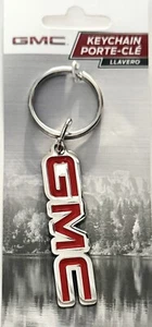 GMC Logo Red/Silver Keychain METAL New In The Package - Bild 1 von 3