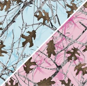 Tree Branch “True Timber”  CHOOSE COLOUR Sewing Quilting Fabric Pink Cotton FQ - Picture 1 of 7