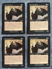 4 Divining Witch LP Rare Nemesis MTG Magic the Gathering Combo Card