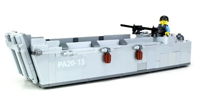 LCVP Higgins Boat WW2 Landing World War 2 Complete Set made w/ real LEGO® bricks - Image 1 of 4