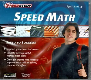 SpeedStudy Speed Math Pc New Math Tricks Tips Add Multiply Divide Subtract - Picture 1 of 2