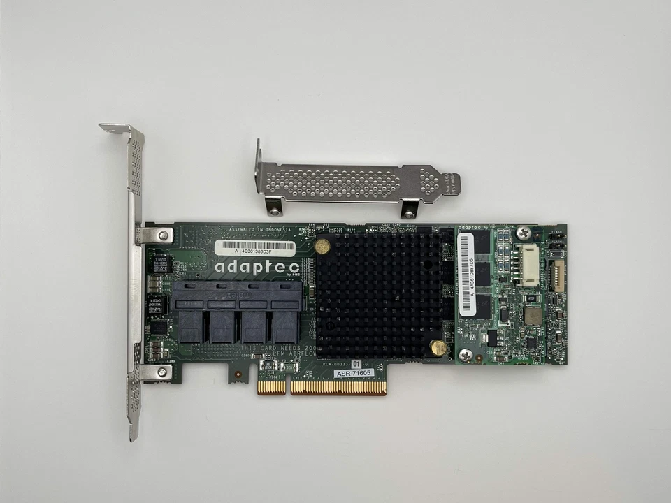 Adaptec ASR-71605 2274400-R 16-Port 6Gb/s 1GB SAS/SATA PCIe RAID Controller - Bild 1 von 2