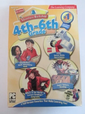 Adventure Workshop 4th-6th Grade CD Rom 2007 Brand New Sealed - Image 1 of 4