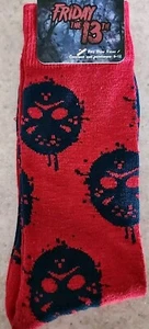 Halloween, Horror - Freitag der 13. Socken rot schwarz Jason Voorhees 6-12 - Bild 1 von 3