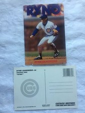 CHICAGO CUBS RYNE SANDBERG POSTCARD  4" X 6"