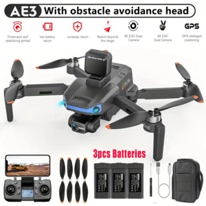 HD 8K Dual Camera 5G WiFi FPV GPS Drone Follow Me 3-Axis Gimbal RC Quadcopter AU - Picture 1 of 15