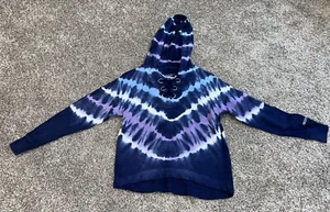 Girls Justice Tie Dye Hoodie Size 10 - Picture 1 of 3