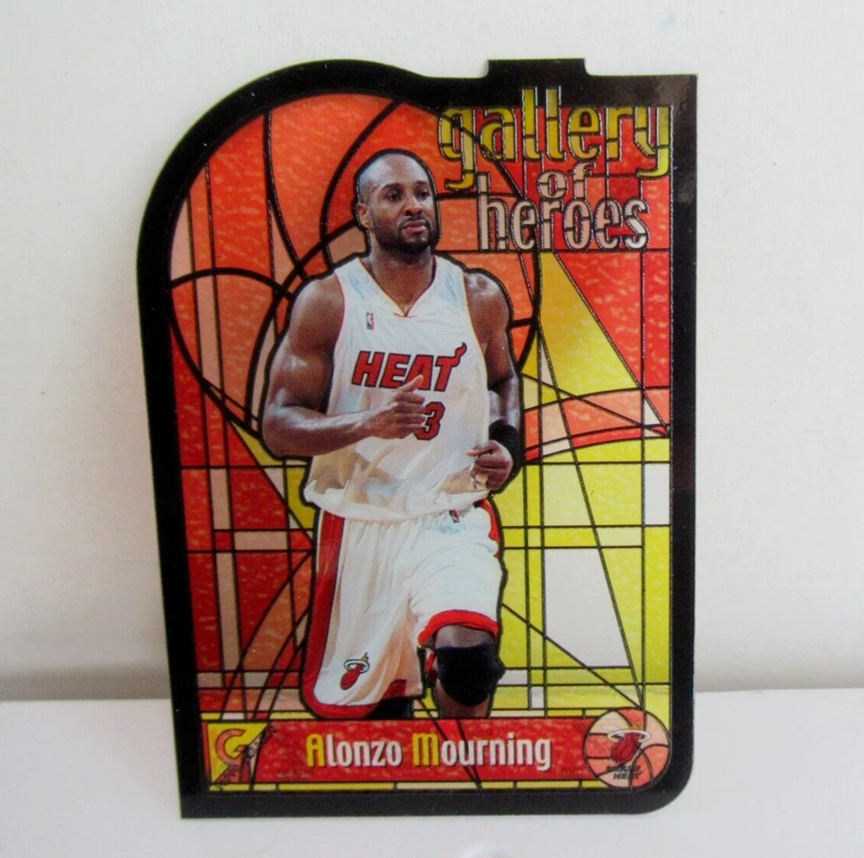 1999-00 Topps Gallery Gallery of Heroes Alonzo Mourning #GH9 HOF - Image 1 of 3