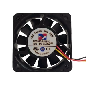 Original for ARX FD0560-A1153C Server Cooler Fan DC 5V 0.47A 60x60x15mm 3-wire - Afbeelding 1 van 5