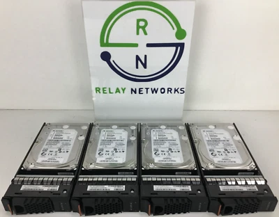 LOT OF 4 IBM 00RY107, ST6000NM0014 6TB 7.2k 3.5" SAS HDD with Caddy - Image 1 of 4