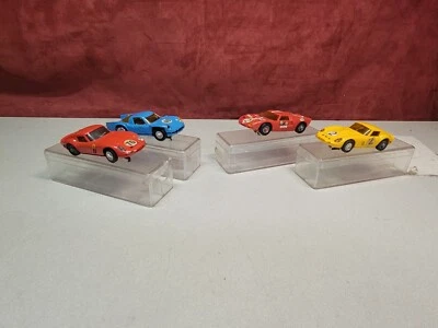 Lot of 4 Vintage Jouef Playcraft Slot Cars Ferrari/Ford - Image 1 of 4