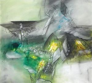 ROBERTO MATTA Surrealism Art Poster or Canvas Print "S'executant sexe ecoutant" - Picture 1 of 1