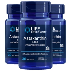 Astaxanthin with Phospholipids Life Extension - 3X30 gels - Picture 1 of 2