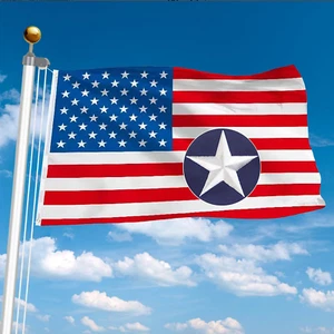 Outdoor strapazierfähige amerikanische Flagge - 3 x 5 Fuß 300D Nylon mit gestickten Sternen & Se - Bild 1 von 12