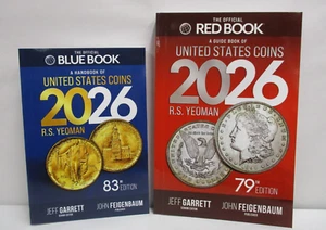 Set 2026 Taschenbuch Red Book Guide & Blue Book USA Münzen Yeoman - Bild 1 von 21
