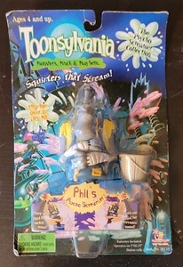 1998 Toy Island Dreamworks Toonsilvania Phil's Psycho Screamer figura - nueva - Imagen 1 de 3