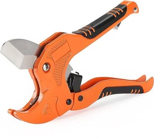 PVC Pipe Cutter, Ratcheting PVC Pipe Cutter Tool Cuts up to 1-5/8"(42mm) - Picture 1 of 7