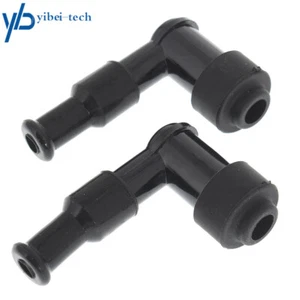 2x Bujía Tapa Bota Tapa Cubierta Resistencia LB05F 90 Grados ATV Motocicleta Nieve - Imagen 1 de 5