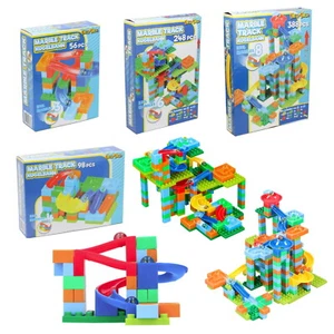 Marble Run Race Set Track Toy Game Construction Building Blocks Maze Kids Gift - Picture 1 of 35