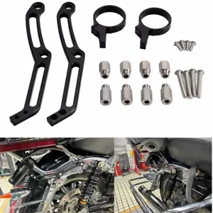 Remote Reservoir Mount Kits For Harley '14-Up Touring Electra Glide Street Glide - Foto 1 di 9