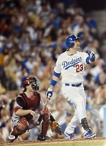 Adrian Gonzalez Signed 16x20 Photo Dodgers 'I Bleed Dodger Blue' PSA 4A73812 - Picture 1 of 2
