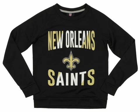 Outerstuff NFL Youth/Kids New Orleans Saints Performance Fleece Sweatshirt Cover