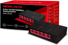 MERCUSYS 5-Port 10/100/1000Mbps Desktop Ethernet Switch/Hub, Ethernet Splitter,