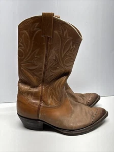 Nocona Cowboy Boots 10 Lizard Toe Wingtips 7315 - Picture 1 of 9